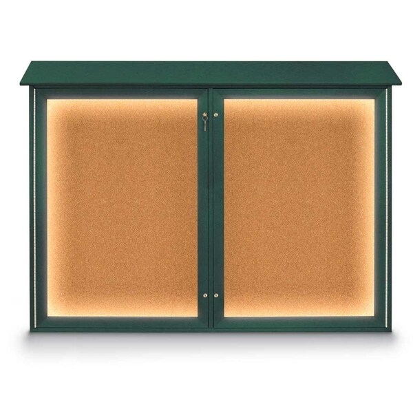 Open Faced Traditional Corkboard, 72x48"